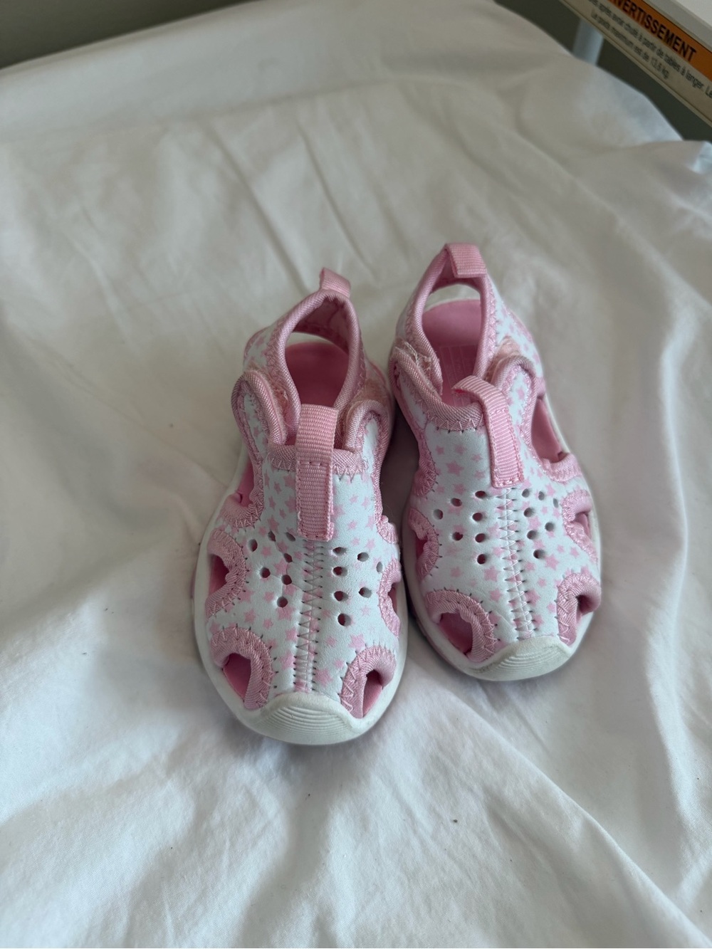 Kids Pink Star Water-Friendly Sandal Sneakers